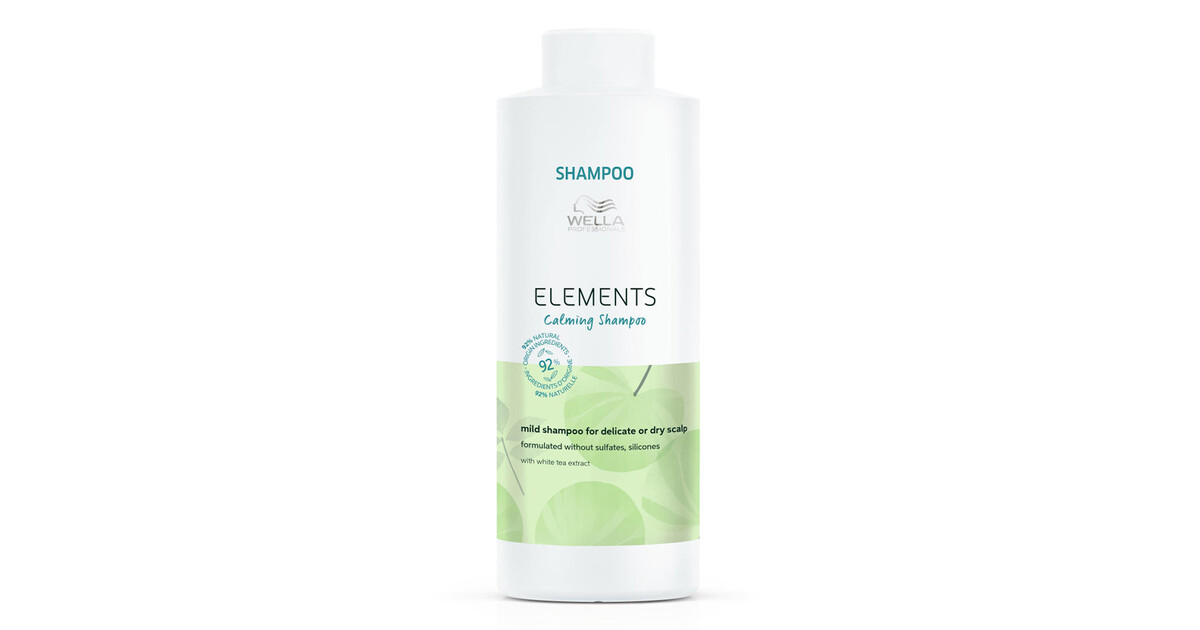 Wella New Elements Shampoo Calm 1000ml - champú cuero cabelludo sensible