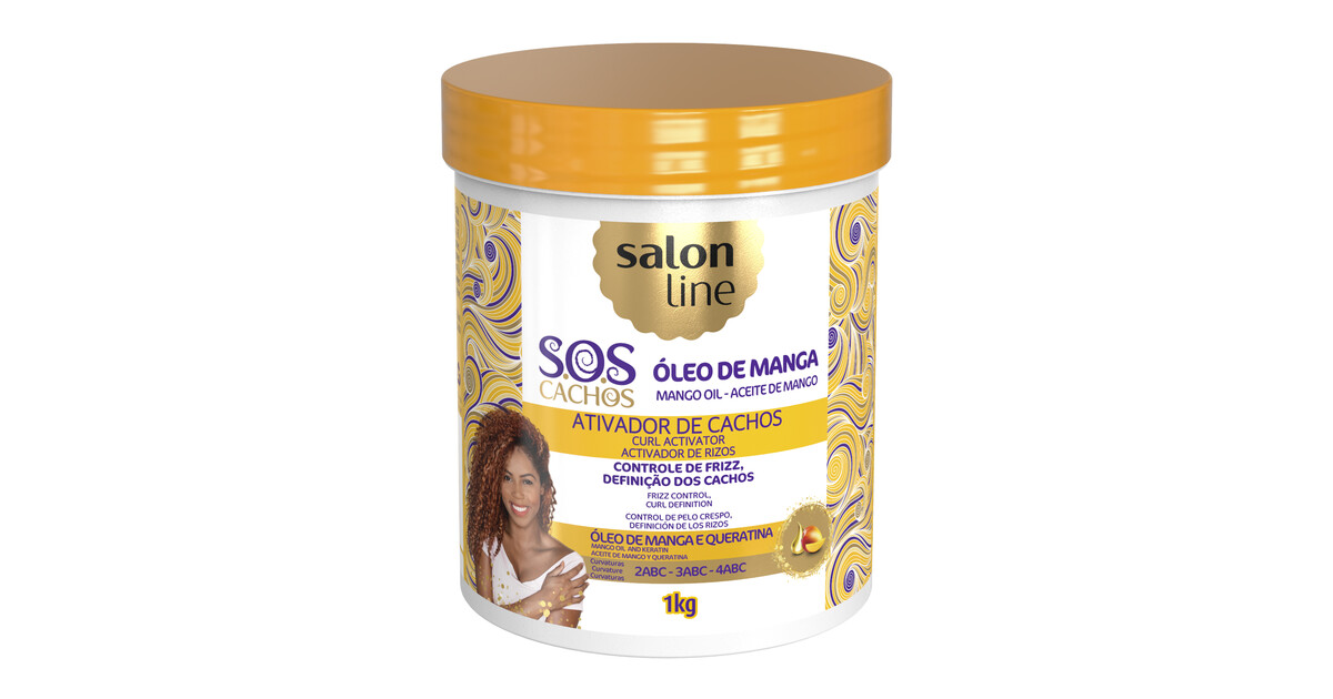 Creme de Pentear SOS Cachos Óleo de Manga Salon Line 300ml