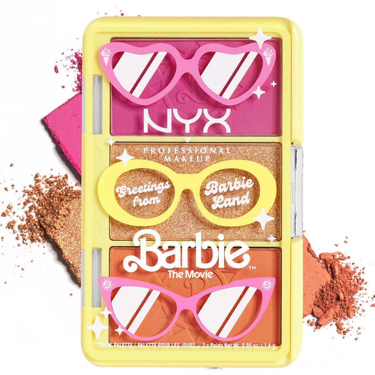 Nyx Pro Makeup Barbie On The Go Cheek Paleta De Rosto - 28G »