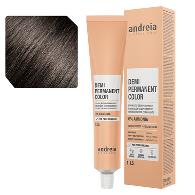 ANDREIA PERMANENT DEMI COLOR 4.0 BRUN MOYEN NATUREL