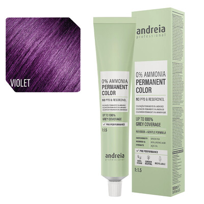 ANDREIA COULEUR PERMANENTE 0% AMMONIAQUE MIX TON VIOLET