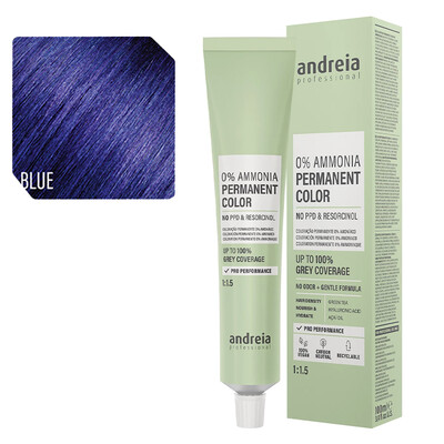 ANDREIA COULEUR PERMANENTE 0% AMMONIAQUE MIX TONE BLEU