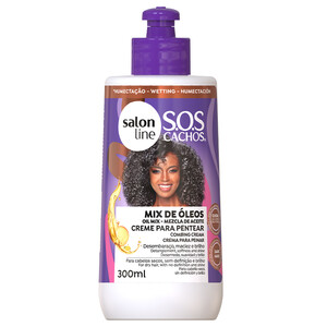 Salon Line S.O.S Cachos Mix De Óleos Crema de peinar