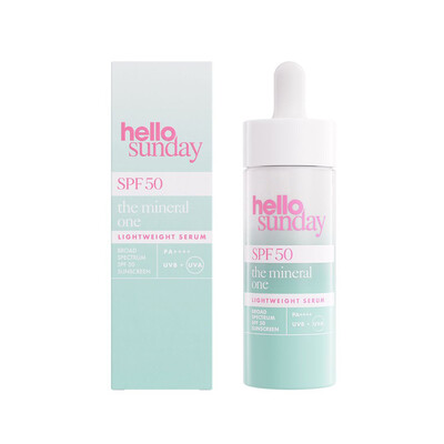 HELLO SUNDAY THE MINERAL ONE LIGHTWEIGHT SERUM FACE SPF50