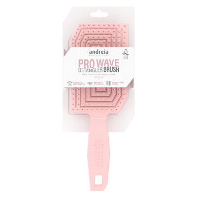 BROSSE DÉMÊLANTE ANDREIA PRO WAVE BROSSE À CHEVEUX ROSE