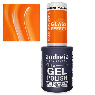 ANDREIA THE GEL POLISH COLEÇÃO KALEIDOSCOPE KL5 LARANJA TRANSLÚCIDO