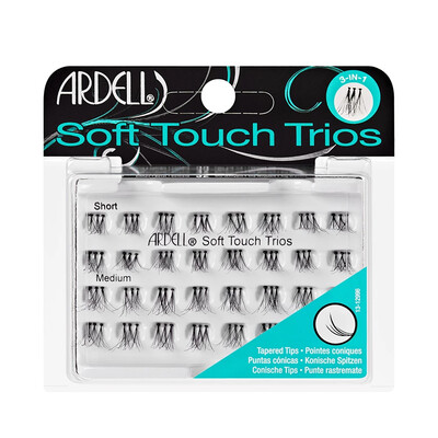 ARDELL SOFT TOUCH TRIOS FAUX CILS FLARE NOUÉS