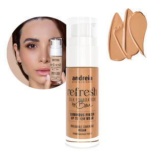 ANDREIA REFRESH SILK FOUNDATION BY BRU 04 PEACH SORBET