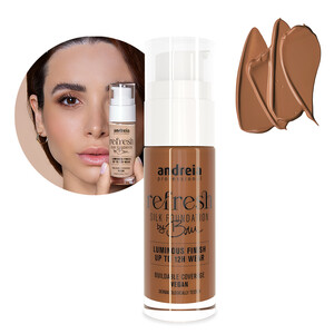 Andreia Refresh Silk Foundation By Bru 07 Gingerbread