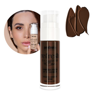 Andreia Refresh Silk Foundation By Bru 10 Ganache