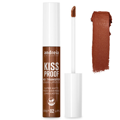 ANDREIA KISSPROOF LIQUID LIPSTICK 22 BROWN GLITZ