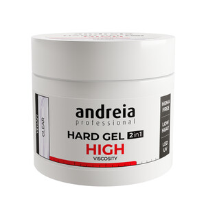 ANDREIA HARD GEL 2IN1 GEL DE CONSTRUCTION HAUTE VISCOSITÉ CLEAR