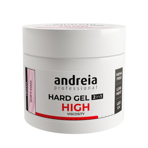 ANDREIA HARD GEL 2IN1 GEL CONSTRUÇÃO ALTA VISCOSIDADE SOFT PINK