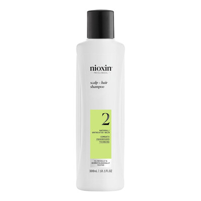 NIOXIN SYSTEM 2 SHAMPOO FOR NATURAL HAIR WITH ADVANCED DENSITY LOSS