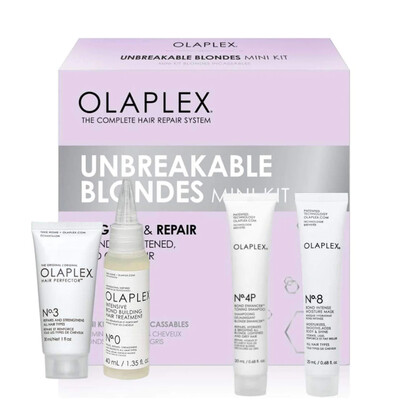 Olaplex Mini Kit Unbreakable Blondes Tratamiento para cabello rubio