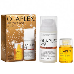 OLAPLEX GET YOUR SHINE ON KIT DE REPARAÇÃO CONTROLO E BRILHO