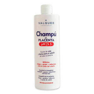 VALQUER PLACENTA SHAMPOO ANTIQUEDA, ANTICASPA E OLEOSIDADE