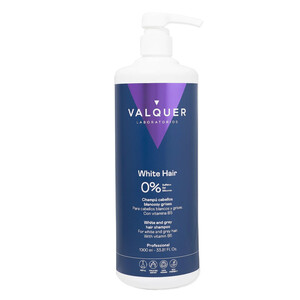 VALQUER WHITE HAIR SHAMPOO PARA CABELOS GRISALHOS