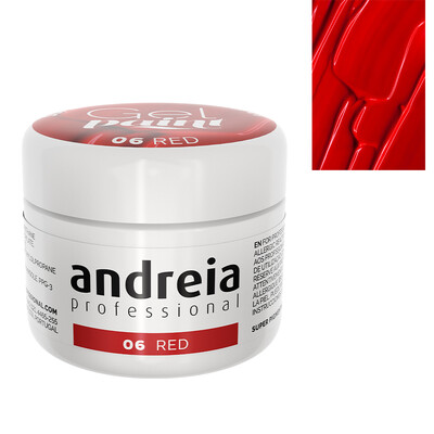 PEINTURE GEL ANDREIA 06 ROUGE