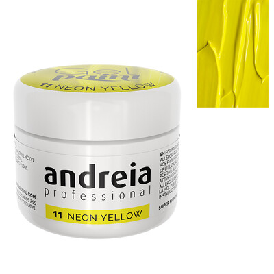 PEINTURE GEL ANDREIA 11 JAUNE FLUO