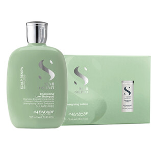 ALFAPARF SEMI DI LINO SCALP RENEW PACK ANTIQUEDA SHAMPOO E AMPOLAS