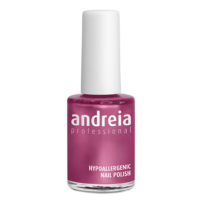 Andreia Hypoallergenic 35 esmalte de uñas Rosa oscuro metálico