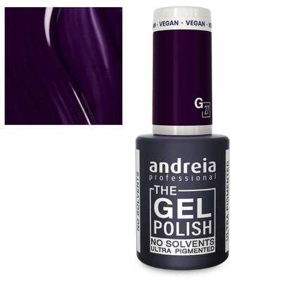 Andreia The Gel Polish G27 esmalte de uñas en gel Morado oscuro