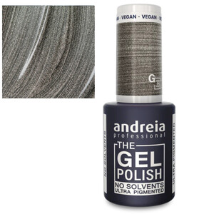 Andreia The Gel Polish G39 esmalte de uñas en gel Plateado Metalizado