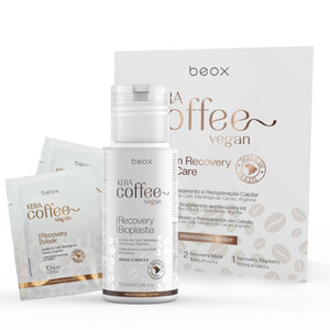 Beox Kera Coffee Vegan Kit de alisado y recuperación capilar