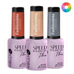 KELLY K SPEED ESMALTE DE UÑA EN GEL PLUS FASHIONISTA COLLECTION