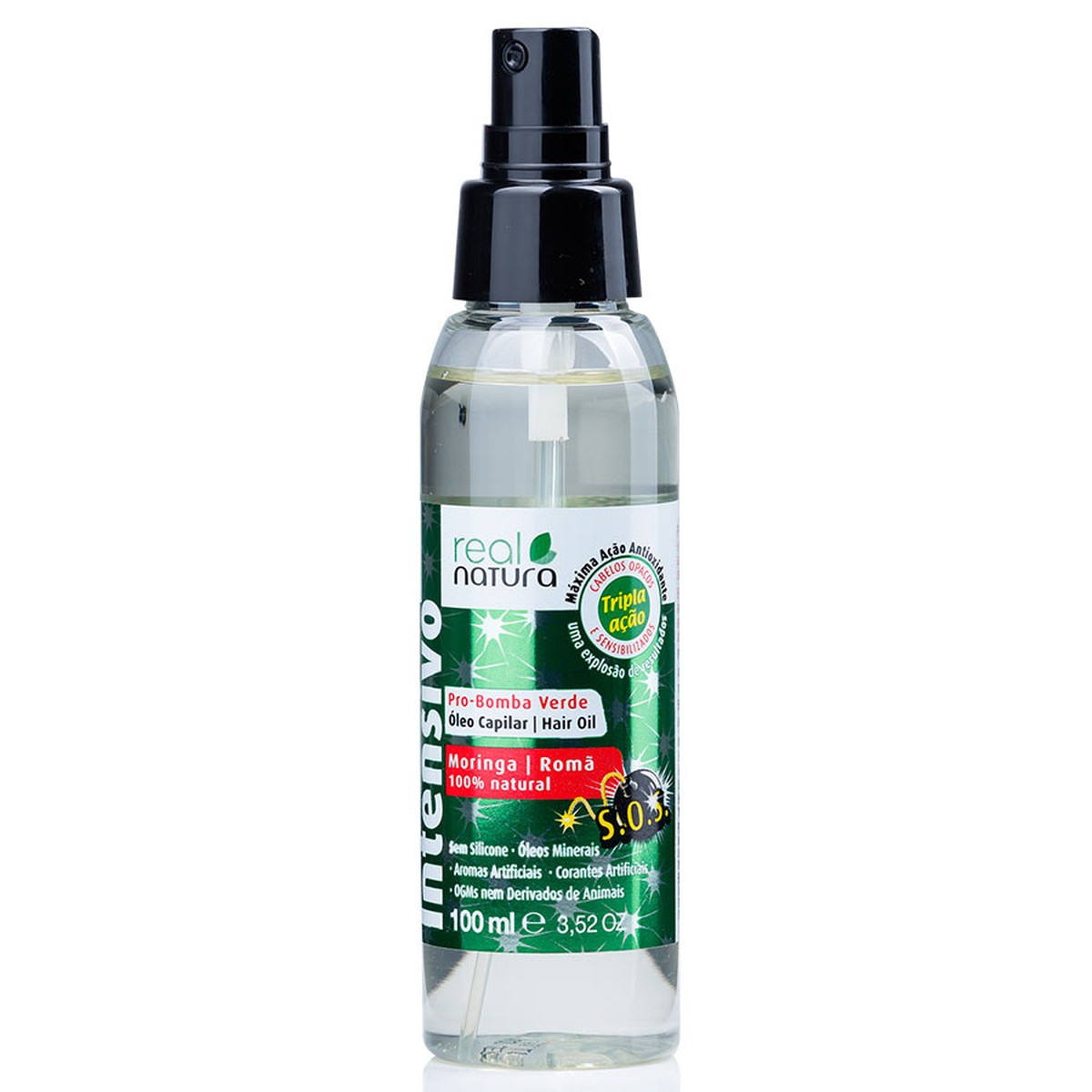 Real Natura Óleo Capilar Pro-Bomba Verde - 100Ml » Cabelo »...