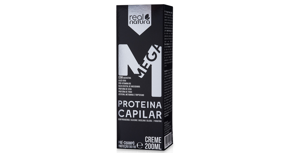 Real Natura Mega Protein Capillary Pre-Shampoo - 200Ml »...