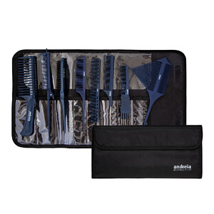 Andreia Infinite Pro Set Estuche profesional 7 peines + 1 cepillo 